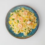 Arroz con gambas
